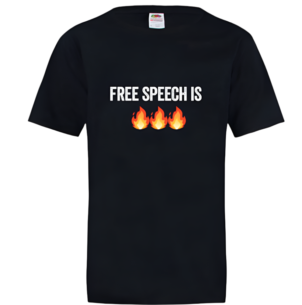 Free Speech is Fire T-Shirt – FIRE Store