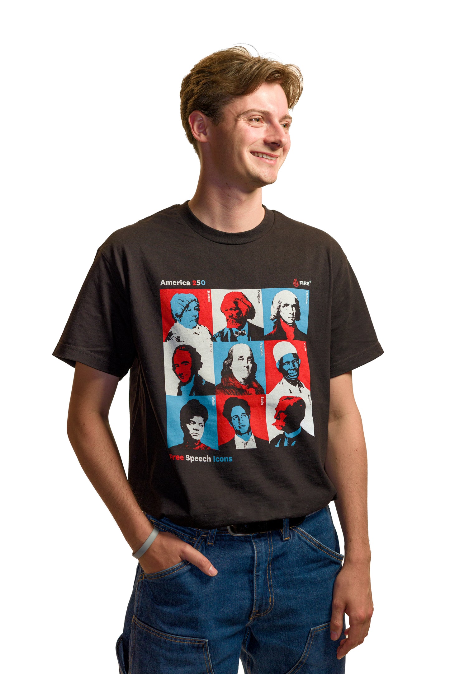 America 250: Free Speech Icons T-Shirt