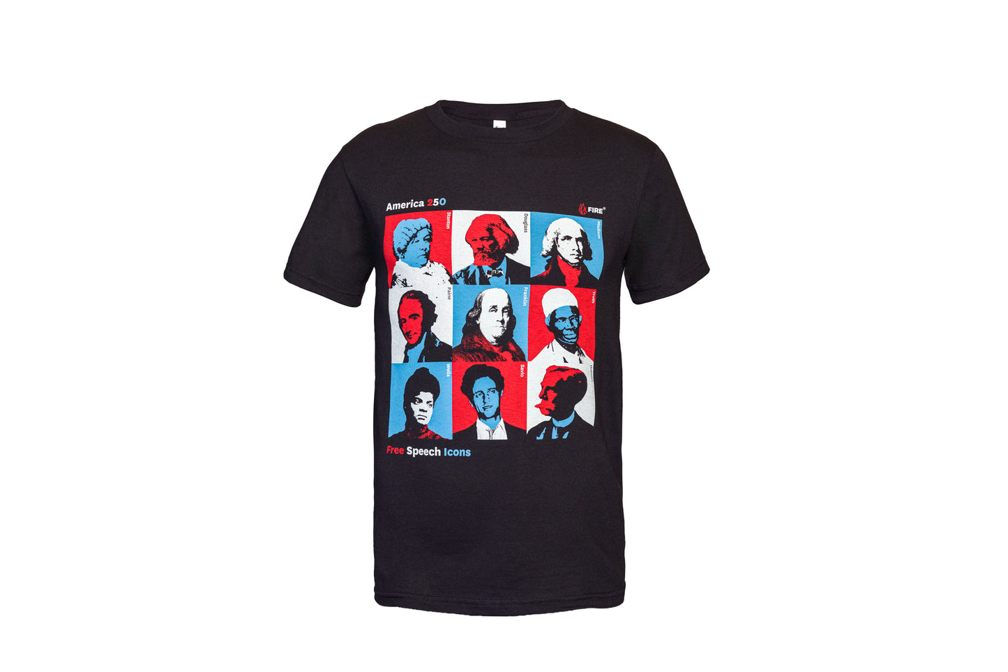 America 250: Free Speech Icons T-Shirt
