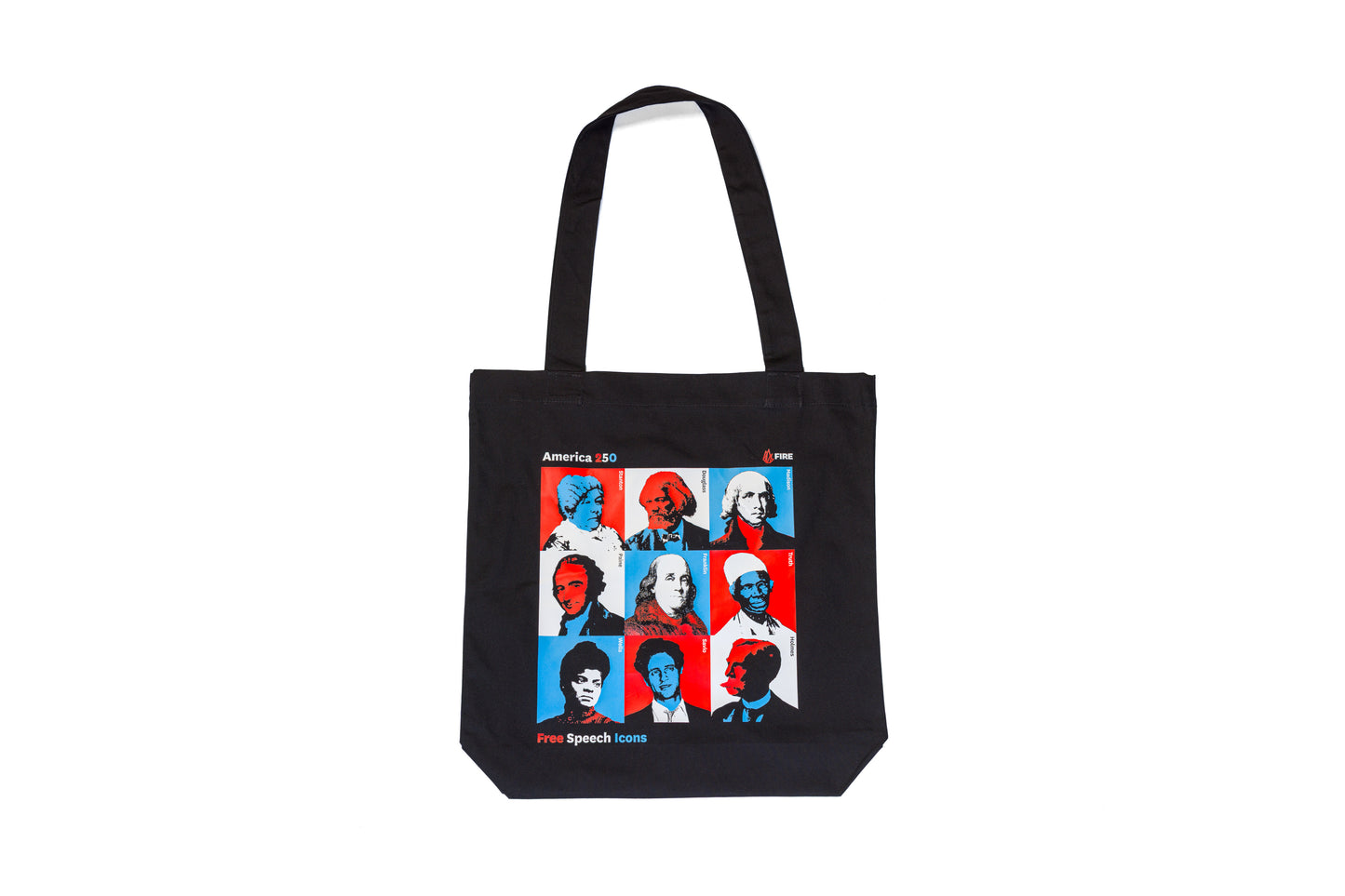 America 250: Free Speech Icons Tote Bag