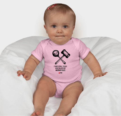 I'm Not Crying, I'm Just Exercising My First Amendment Rights - Baby Onesie