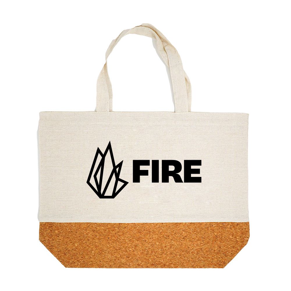FIRE Cork Tote
